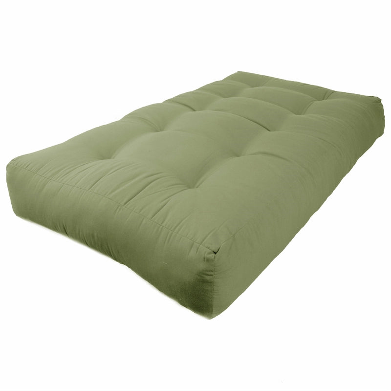 Matelas futon en sergé de 23 cm d'épaisseur (simple, double ou queen)