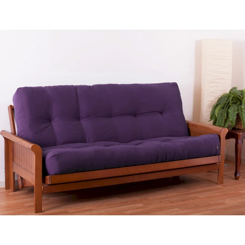 Matelas futon en sergé de 25 cm d'épaisseur (simple, double ou queen)