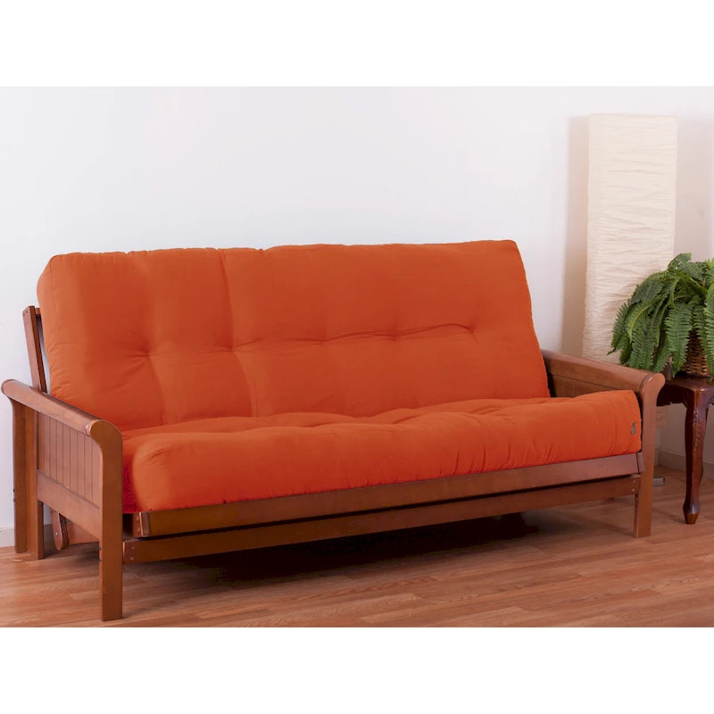 Matelas futon en sergé de 25 cm d'épaisseur (simple, double ou queen)