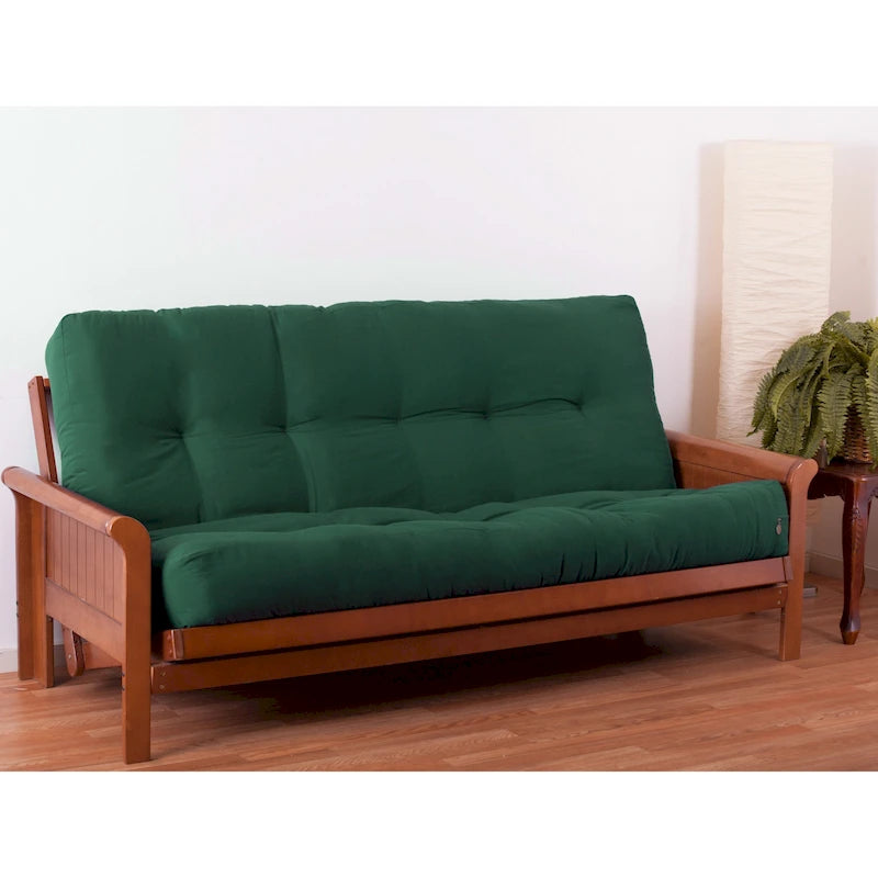 Matelas futon en sergé de 25 cm d'épaisseur (simple, double ou queen)