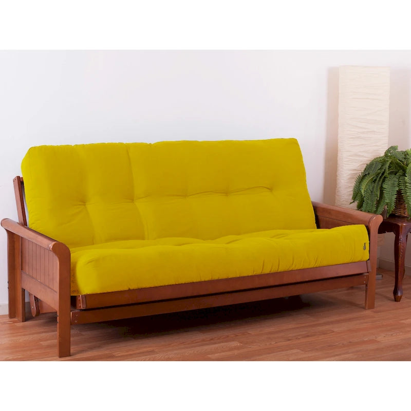Matelas futon en sergé de 25 cm d'épaisseur (simple, double ou queen)