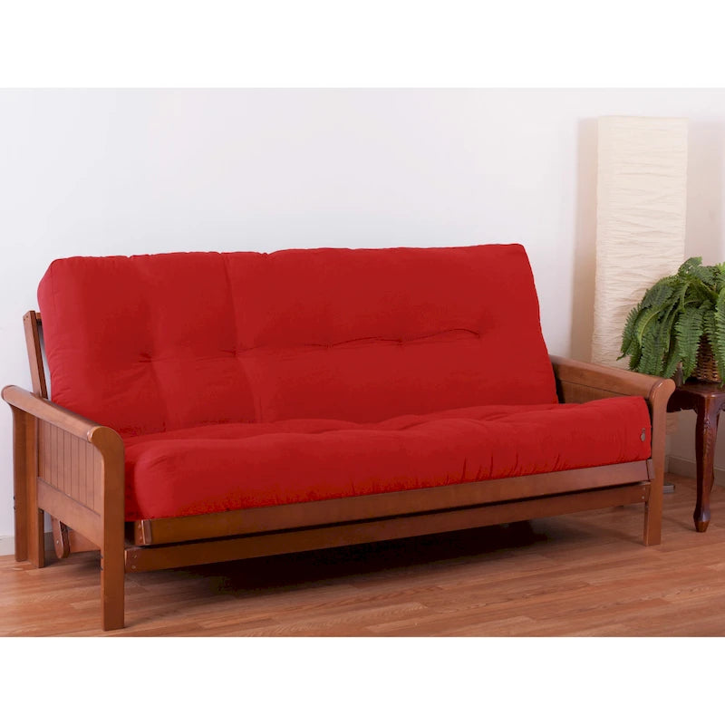 Matelas futon en sergé de 25 cm d'épaisseur (simple, double ou queen)