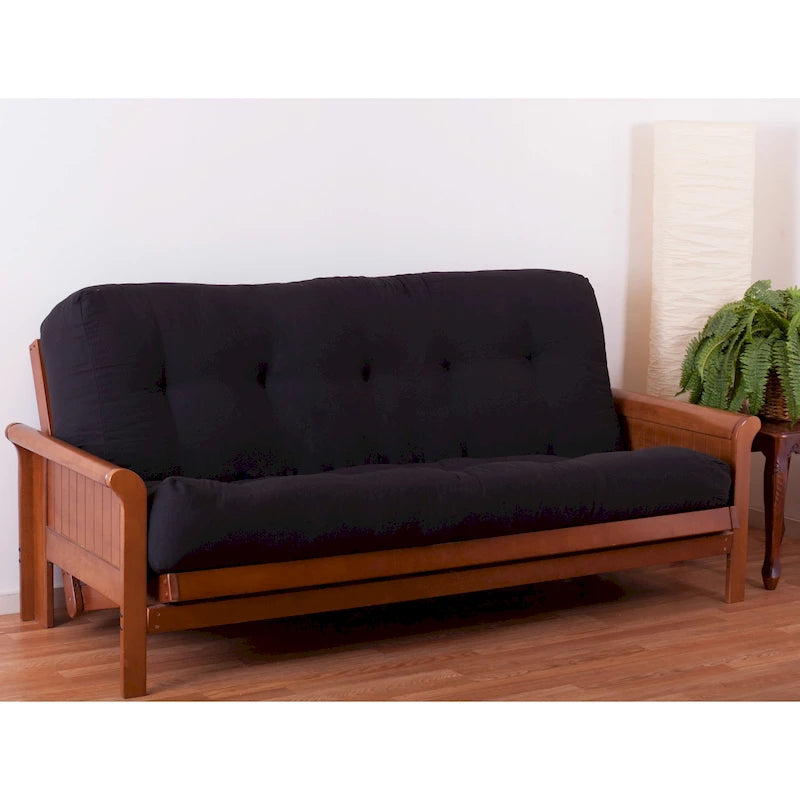 Matelas futon en sergé de 25 cm d'épaisseur (simple, double ou queen)