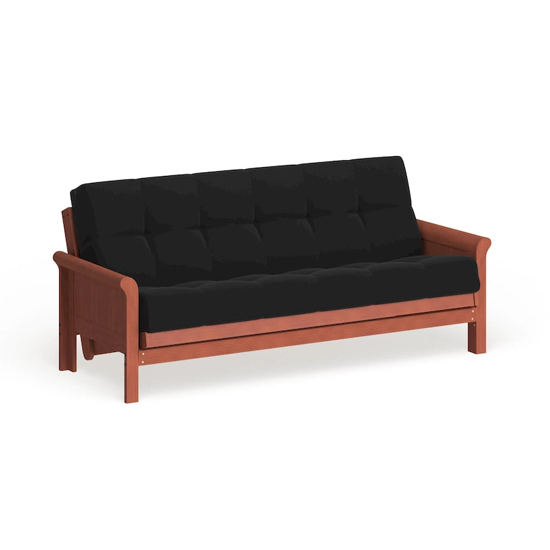 Matelas futon en sergé de 25 cm d'épaisseur (simple, double ou queen)