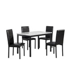 Ensemble de salle à manger 5 pièces en métal Citico de Roundhill Furniture