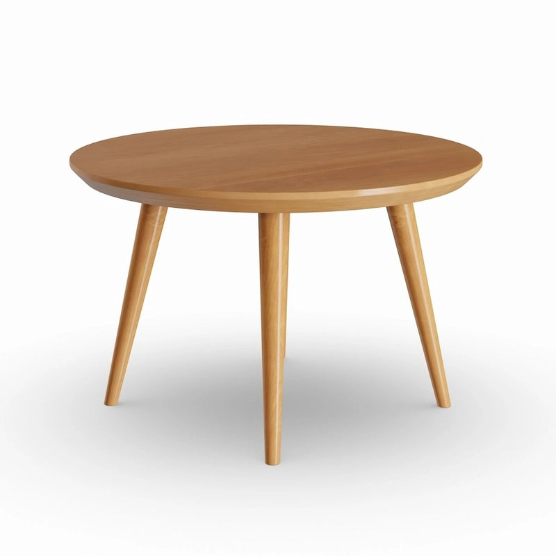 Table basse ronde en cerisier Carson Carrington Olgod style milieu du siècle
