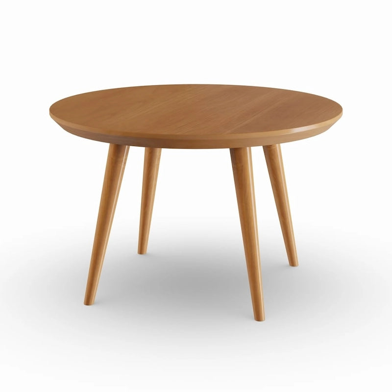 Table basse ronde en cerisier Carson Carrington Olgod style milieu du siècle