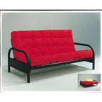 Cadre réglable Alfonso pour futon, métal noir