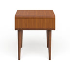 Table de bout Alborg - Fini noyer riche