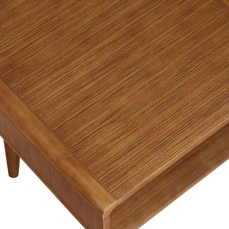 Table de bout Alborg - Fini noyer riche