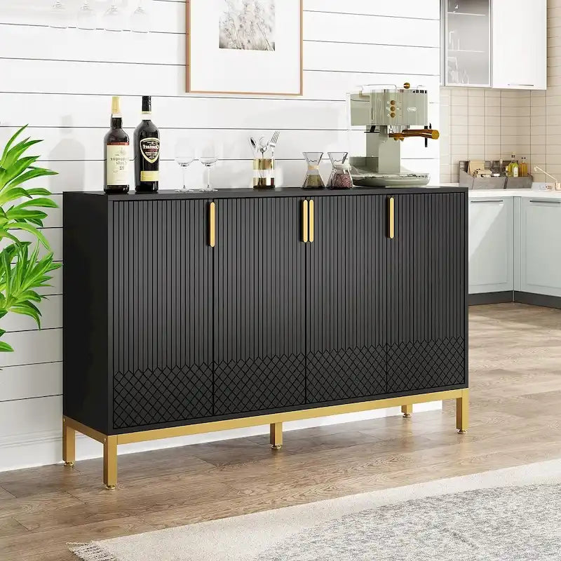 Buffet de cuisine de 55 pouces avec rangement