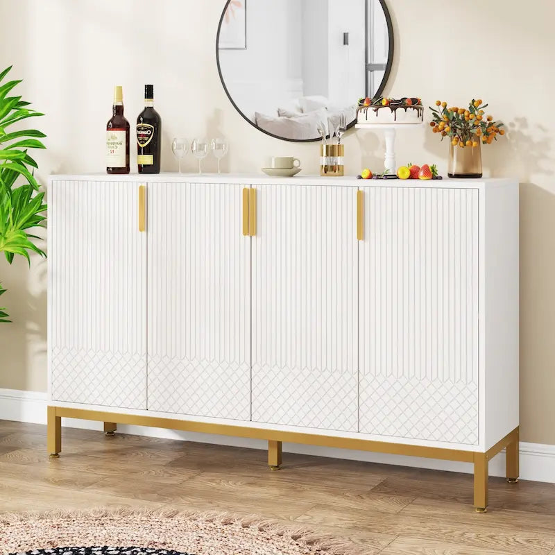 Buffet de cuisine de 55 pouces avec rangement