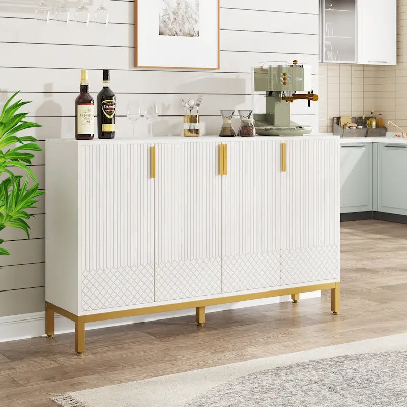 Buffet de cuisine de 55 pouces avec rangement