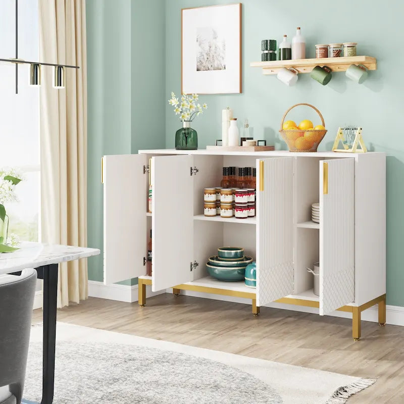 Buffet de cuisine de 55 pouces avec rangement
