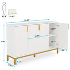 Buffet de cuisine de 55 pouces avec rangement