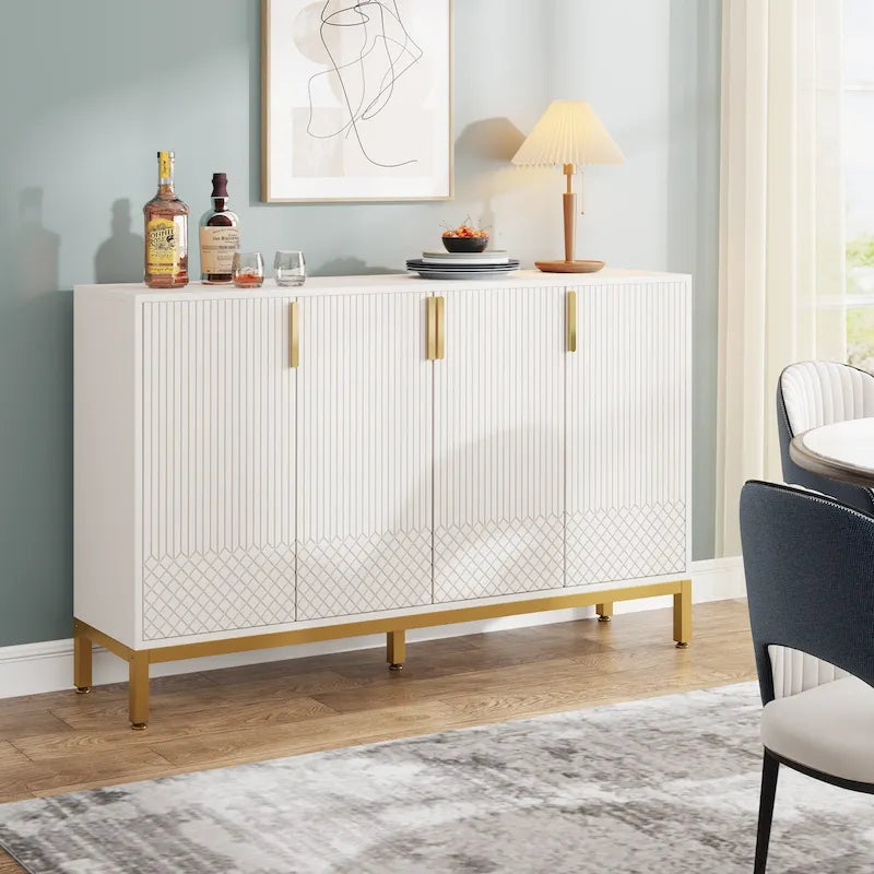 Buffet de cuisine de 55 pouces avec rangement