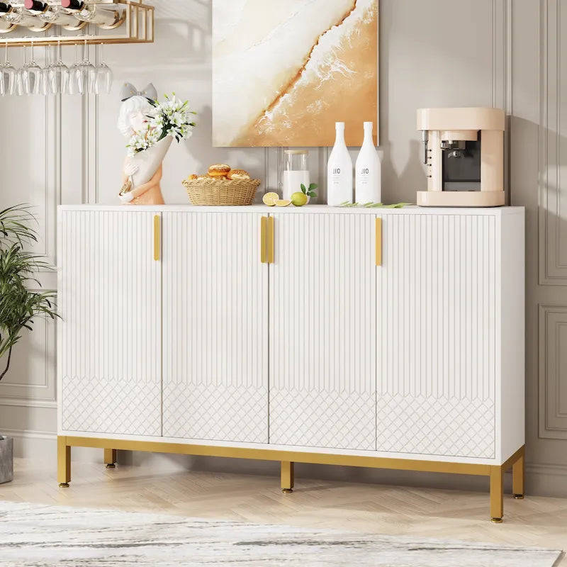 Buffet de cuisine de 55 pouces avec rangement