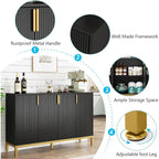 Buffet de cuisine de 55 pouces avec rangement