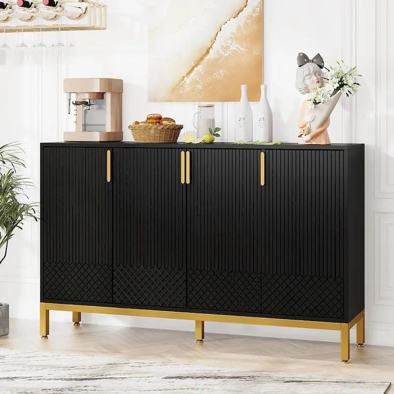 Buffet de cuisine de 55 pouces avec rangement