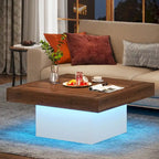 Table basse carrée LED 35,43 pour salon