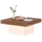 Table basse carrée LED 35,43 pour salon