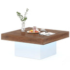 Table basse carrée LED 35,43 pour salon