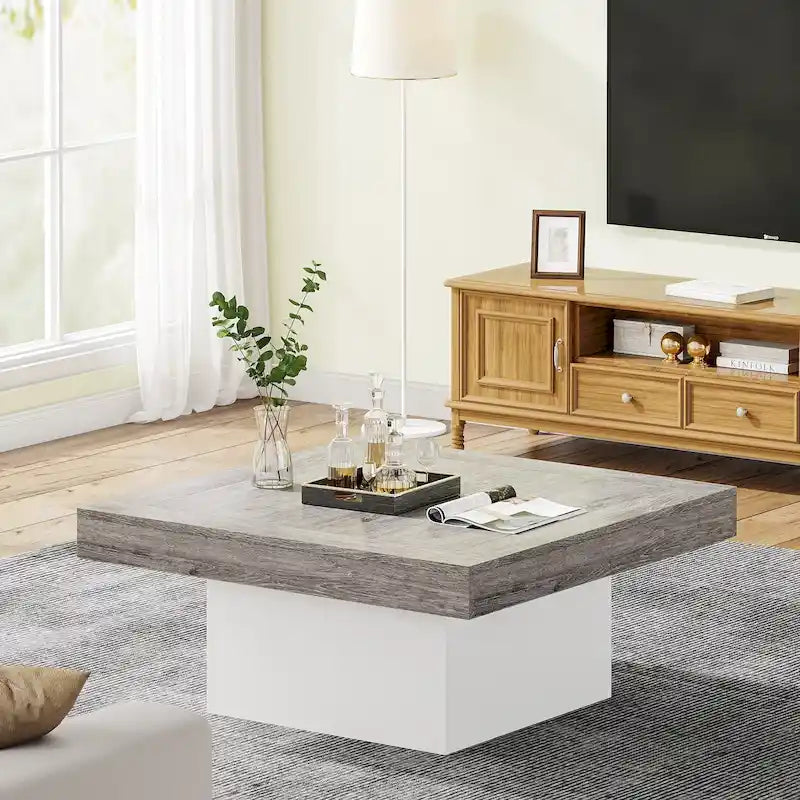 Table basse carrée LED 35,43 pour salon