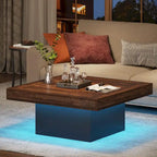 Table basse carrée LED 35,43 pour salon