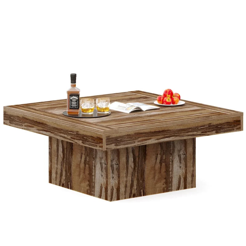 Table basse carrée LED 35,43 pour salon