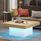 Table basse carrée LED 35,43 pour salon