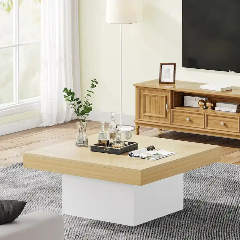 Table basse carrée LED 35,43 pour salon