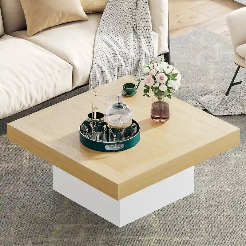 Table basse carrée LED 35,43 pour salon