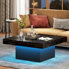 Table basse carrée LED 35,43 pour salon