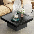 Table basse carrée LED 35,43 pour salon
