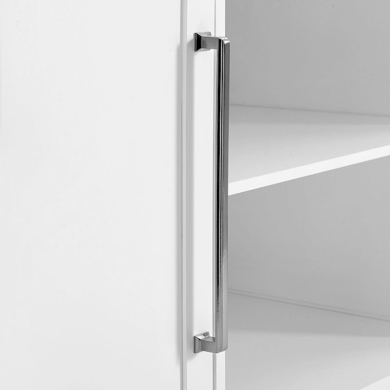 Îlot de cuisine Crosley Silvia avec plateau en acier inoxydable - 71 cm (P) x 117 cm (L) x 93 cm (H)