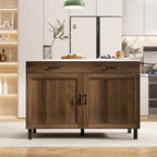 Solution de rangement polyvalente en marbre pour îlot de cuisine