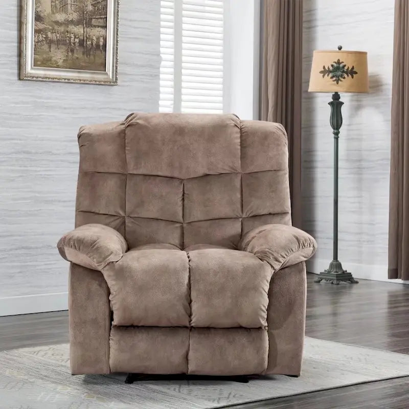 Fauteuil inclinable manuel, canapé rembourré en tissu respirant pour salon