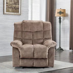 Fauteuil inclinable manuel, canapé rembourré en tissu respirant pour salon