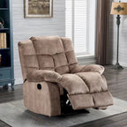 Fauteuil inclinable manuel, canapé rembourré en tissu respirant pour salon