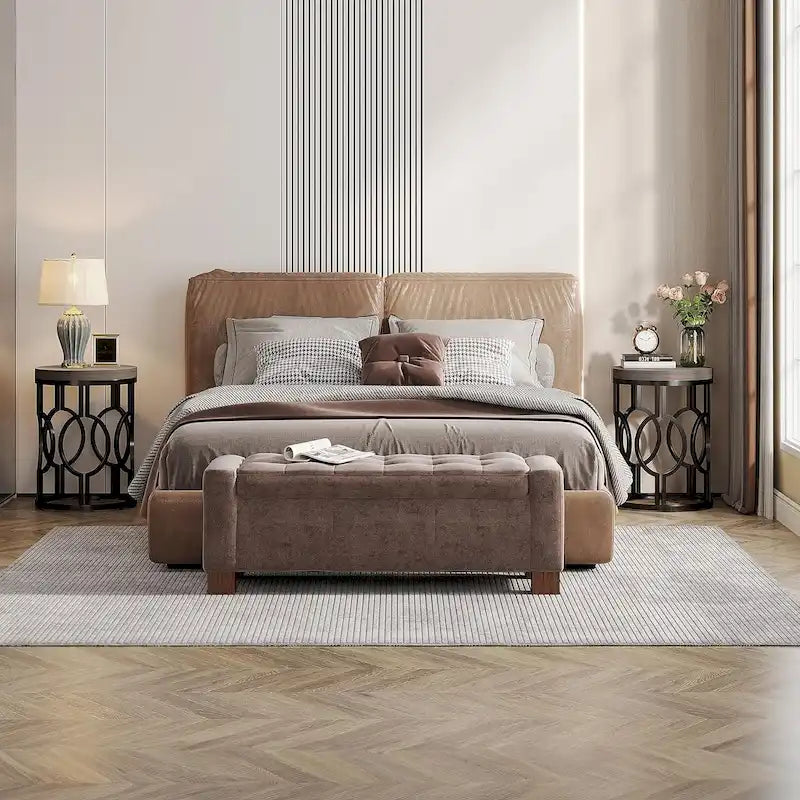 Table d'appoint ronde en bois pour salon ou chambre