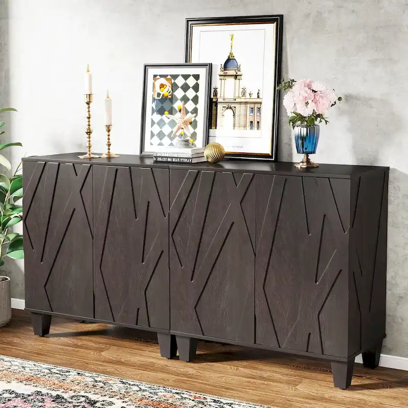 Grand buffet vintage pour cuisine ou salle à manger