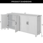 Buffet de cuisine, meuble bar à café, meuble de rangement d'appoint