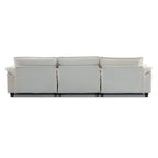 Canapé nuage à coussins double couche, canapé Moludar avec pouf réversible pour salon