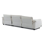 Canapé nuage à coussins double couche, canapé Moludar avec pouf réversible pour salon
