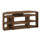 Meuble TV d'angle Furinno Jensen pour téléviseurs jusqu'à 55 pouces, couleur expresso