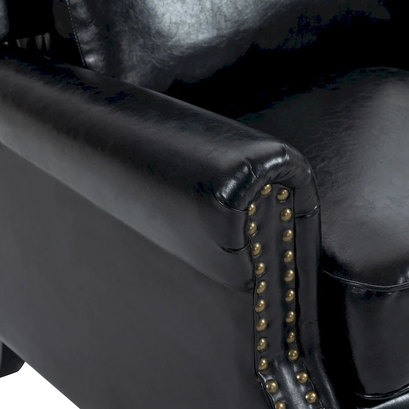 Fauteuils inclinables à bascule manuels avec garniture cloutée