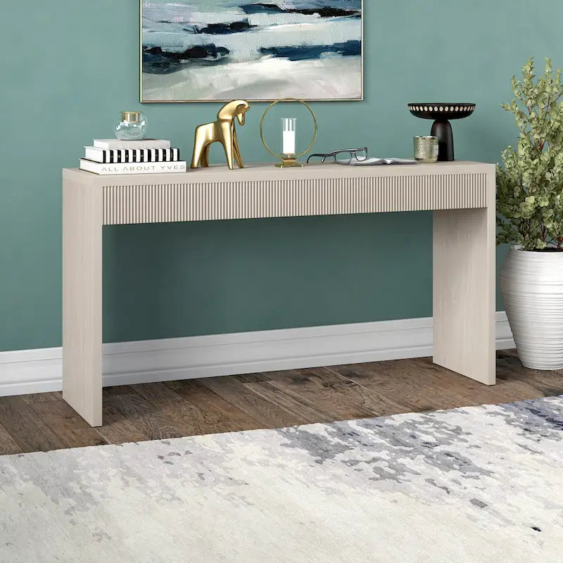 Console rectangulaire Lawrence de 55 pouces de large - 55 pouces de large
