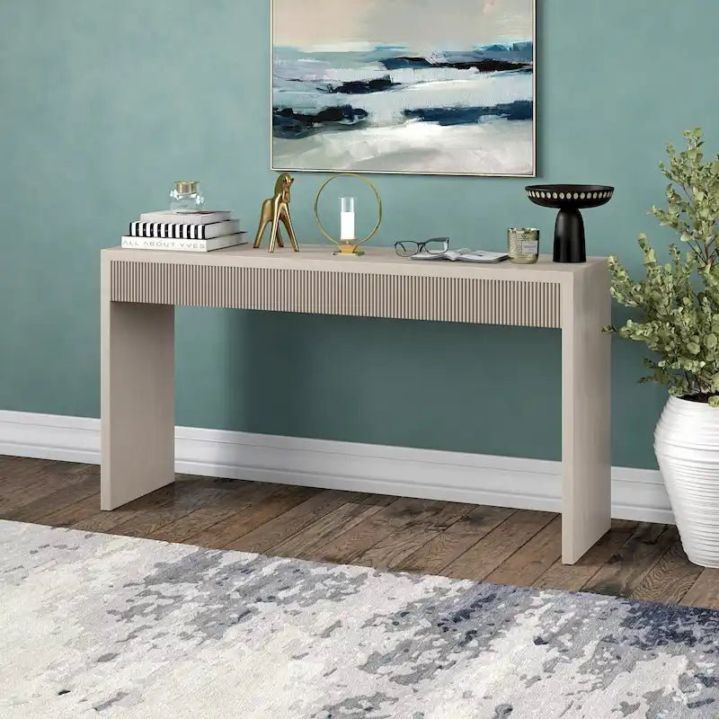 Console rectangulaire Lawrence de 55 pouces de large - 55 pouces de large