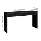 Console rectangulaire Lawrence de 55 pouces de large - 55 pouces de large