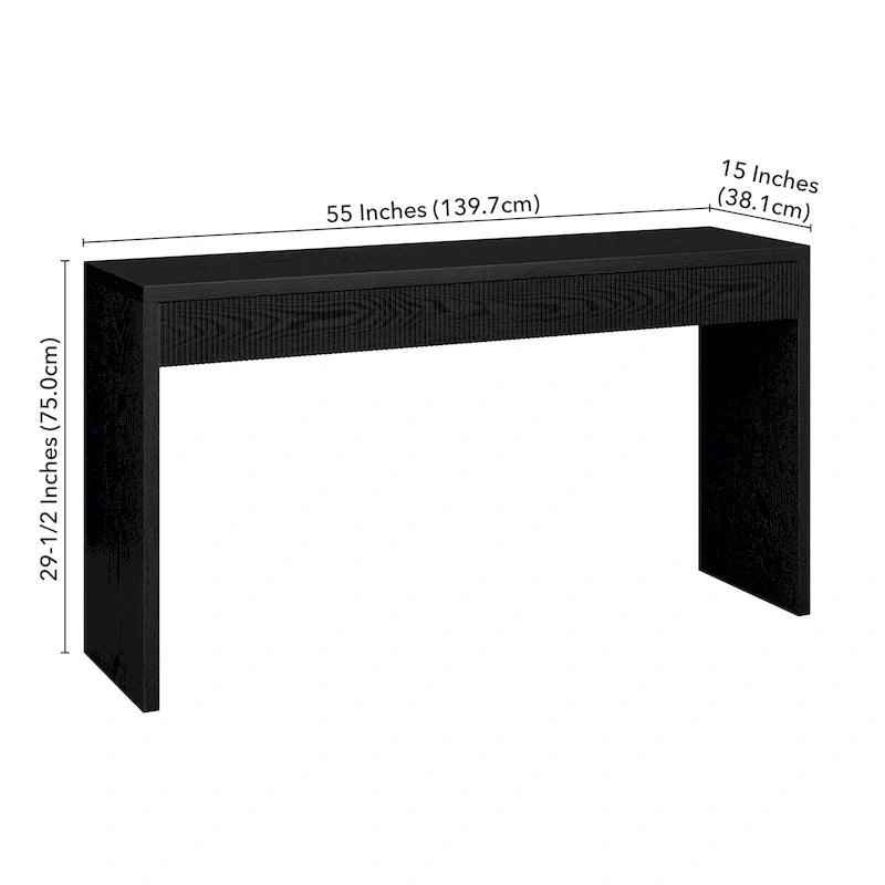 Console rectangulaire Lawrence de 55 pouces de large - 55 pouces de large